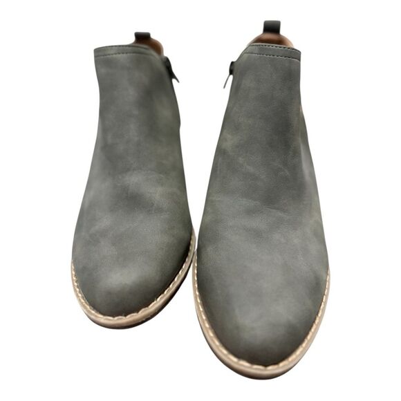 Dolce Vita Grey Womens Sz 9 Booties Ankle Boots Zipper - Picture 6 of 9
